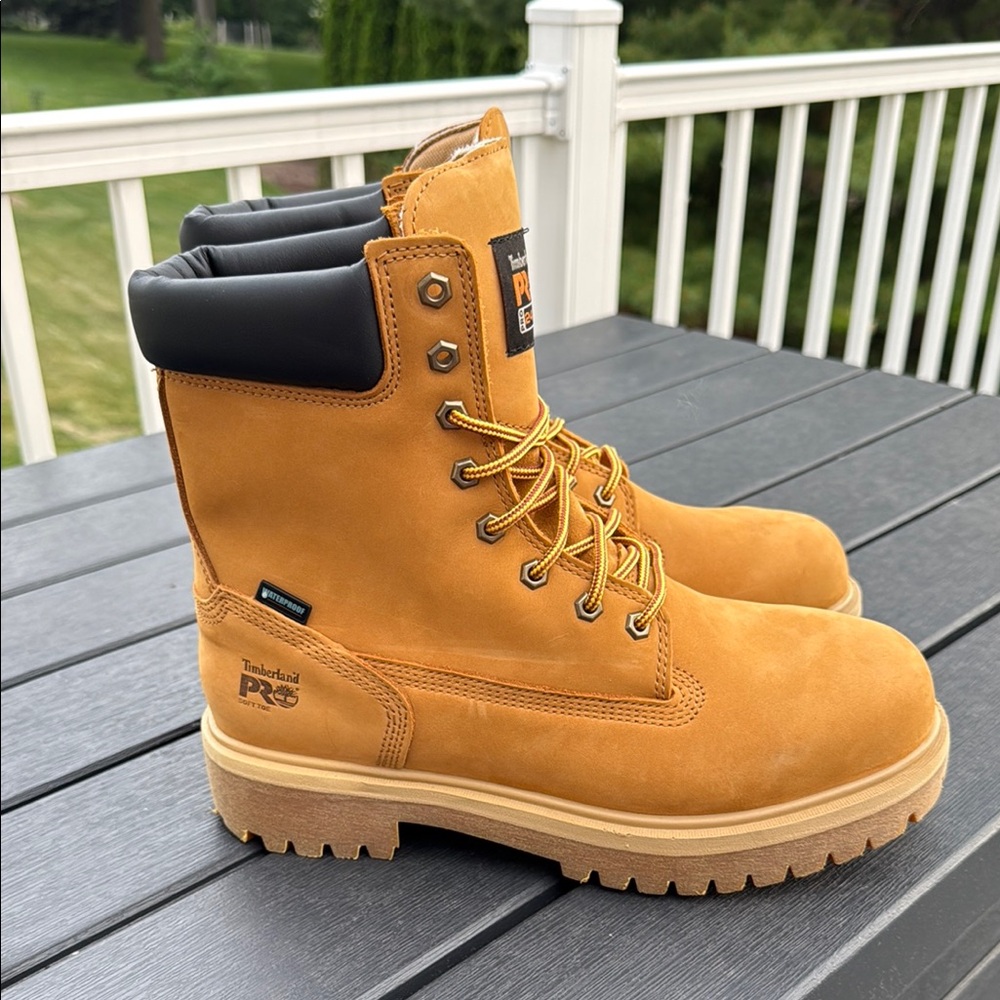 Timberland Pro Soft Toe Waterproof work Boots - Wheat